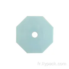 Machine de coupe de tissu octogonal lame en céramique de zircone